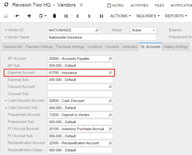 Deferred and Prepaid Expenses in Acumatica Cloud ERP Software