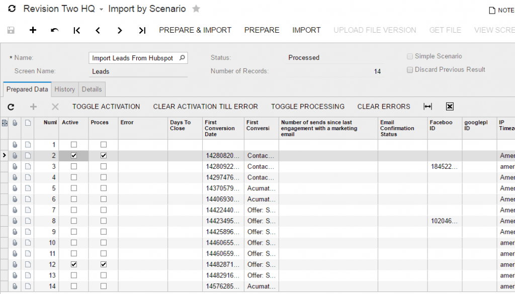 HubSpot Integration with Acumatica