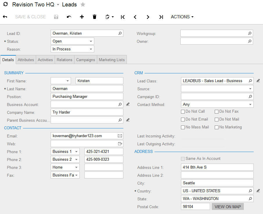 HubSpot Integration with Acumatica