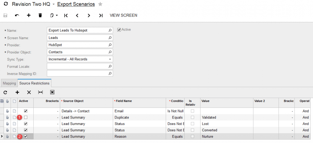 HubSpot Integration with Acumatica