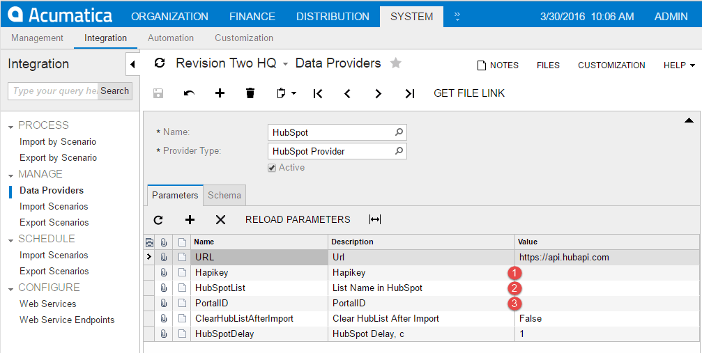 HubSpot Integration with Acumatica