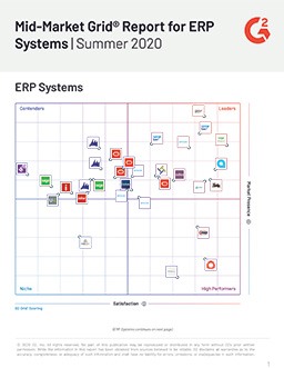 Mid-Market Grid® Report for ERP Systems | Summer 2020