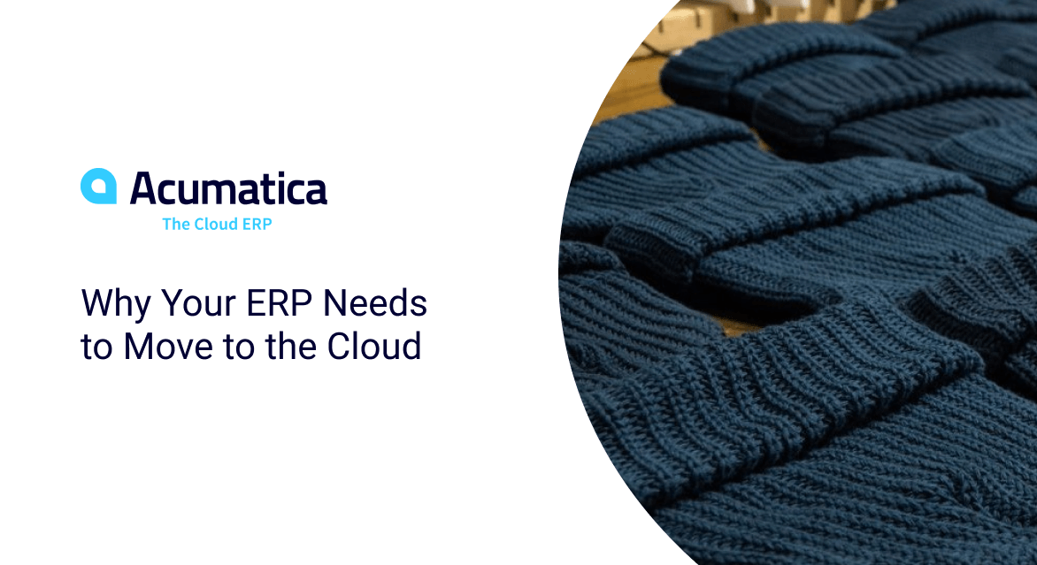 Why your ERP needs to move to the Cloud
