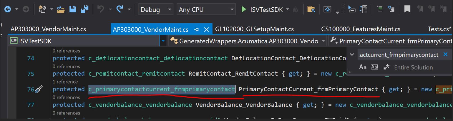 Creating Acumatica Test SDK Tests from Scratch for ISVs