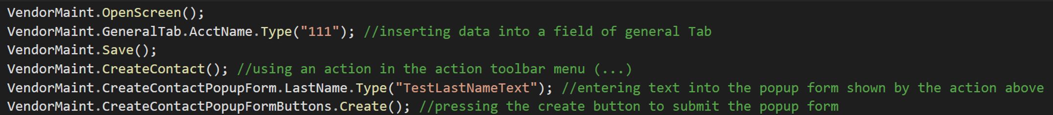 Creating Acumatica Test SDK Tests from Scratch for ISVs