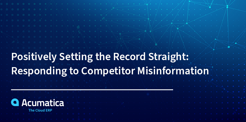 Positively Setting the Record Straight: Responding to Competitor Misinformation