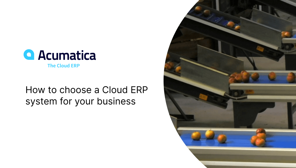 How to choose the right Cloud ERP solution for your business