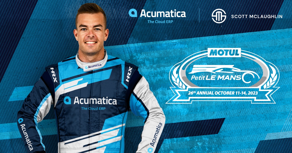 Partnership of Champions: ERP Leader Acumatica Signs Sponsorship Deal with Champion Racer Scott McLaughlin