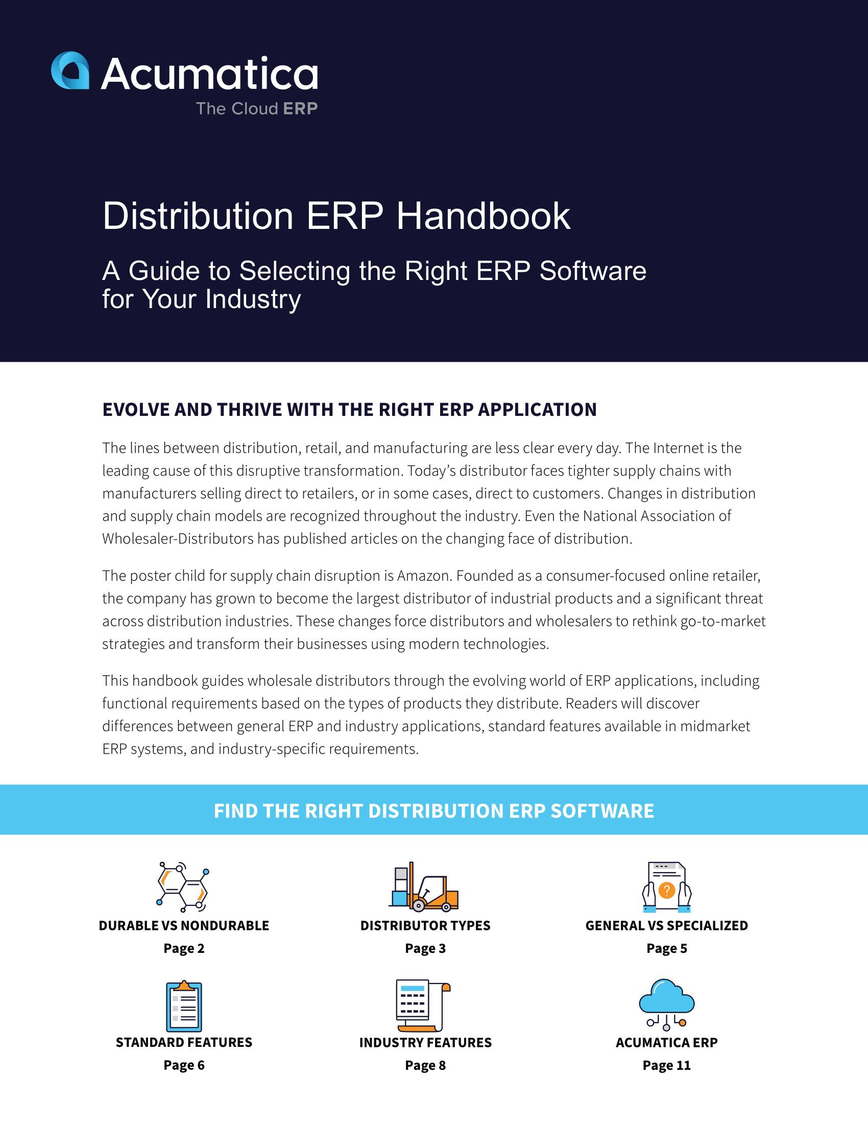 Handbook: Distribution ERP Solutions