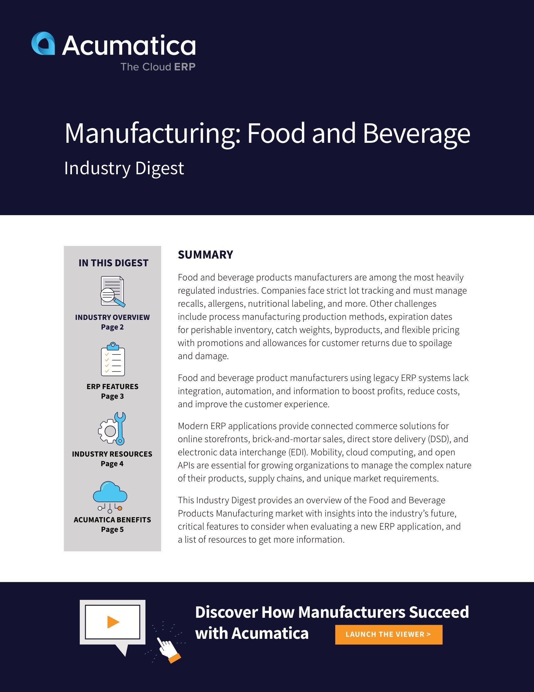 Food and Beverage Management Software