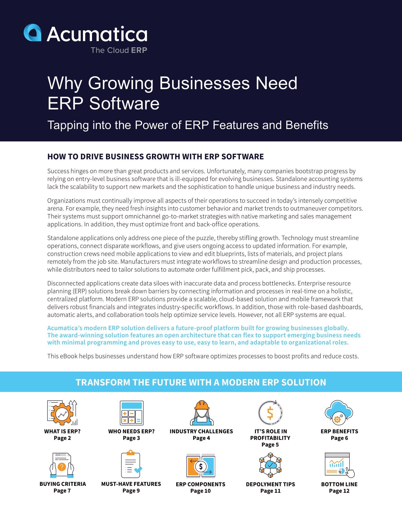 Why Growing Businesses Need ERP Software