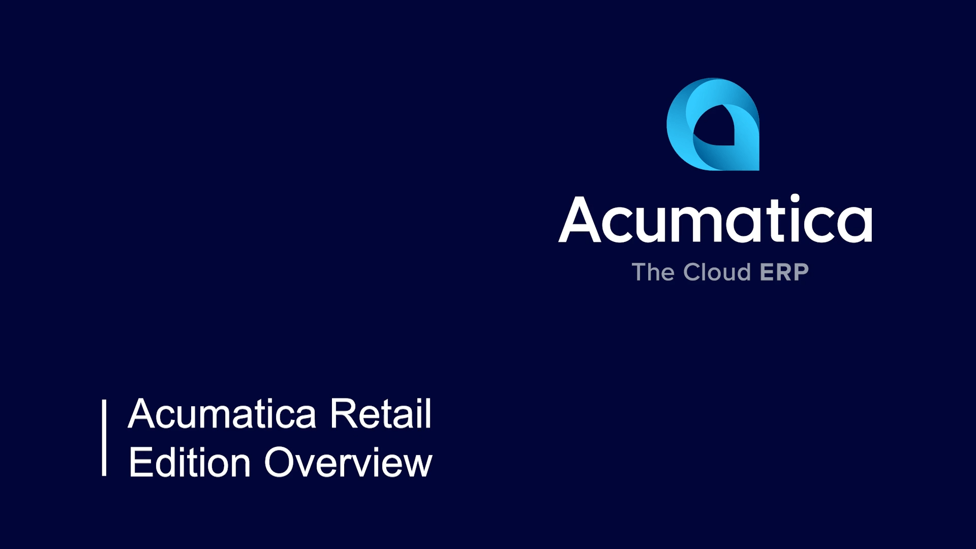 Watch Retail Overview Video