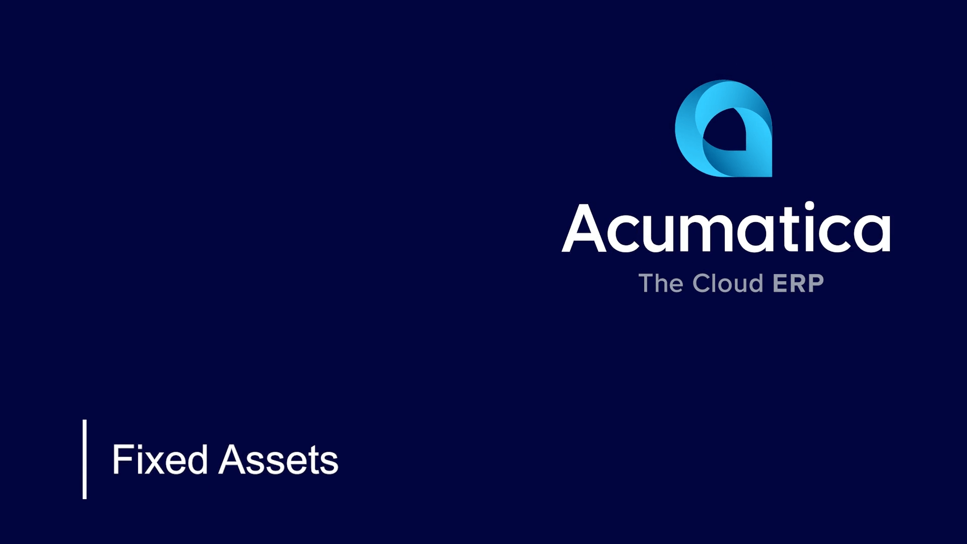Watch Fixed Assets Video
