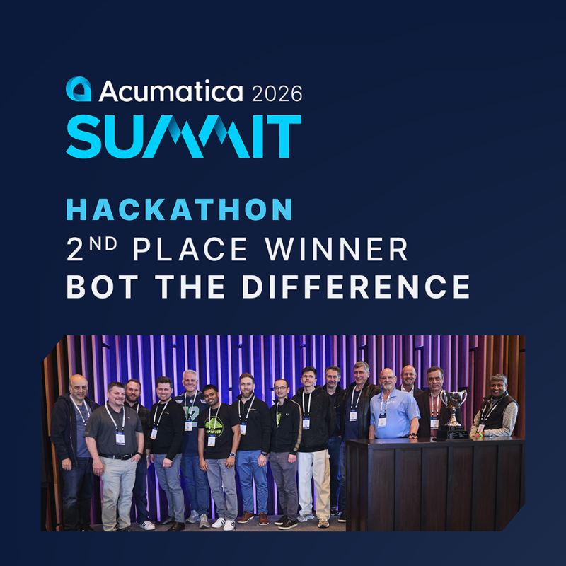 AI-Inspired Applications Raise the Bar at Acumatica Hackathon 2026